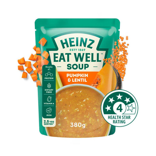 Heinz Eat Well Pumpkin & Lentil Soup Pouch - 380g