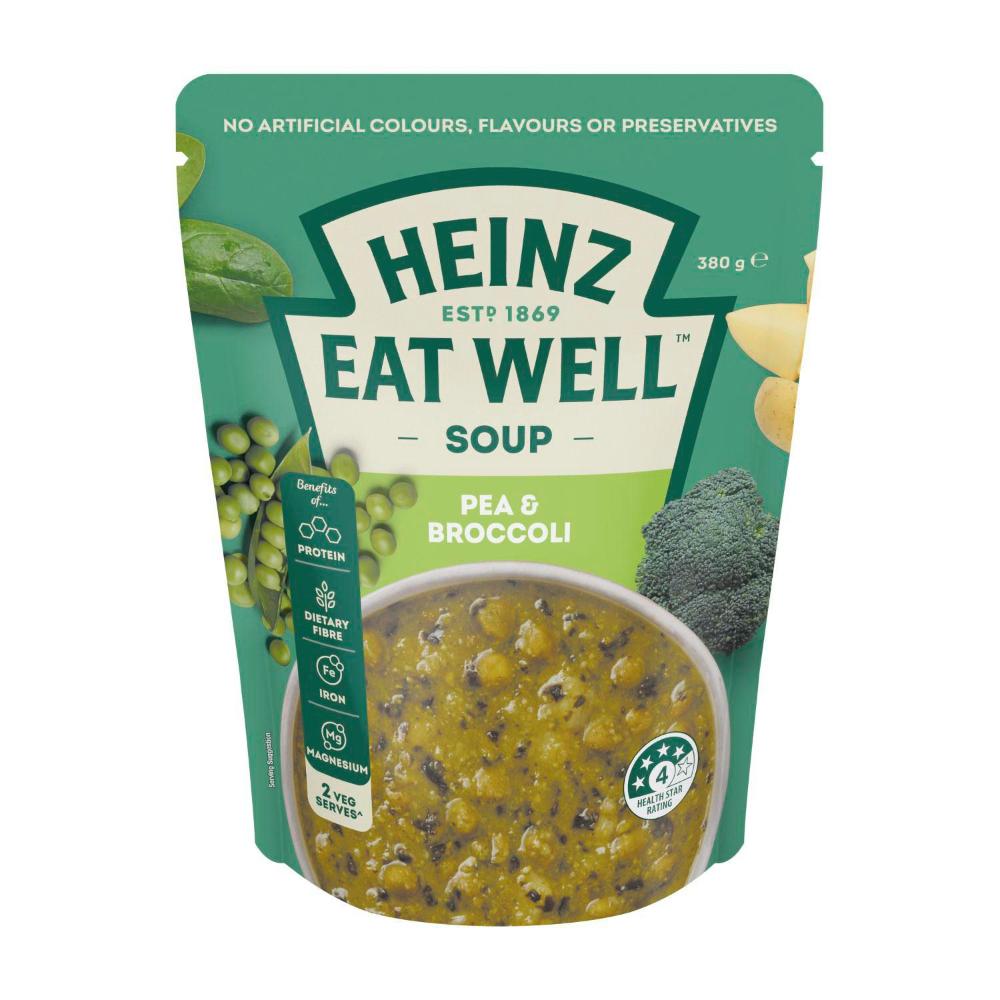 Heinz Eat Well Pea & Broccoli Soup Pouch - 380g