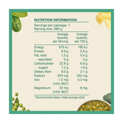 Heinz Eat Well Pea & Broccoli Soup Pouch - 380g
