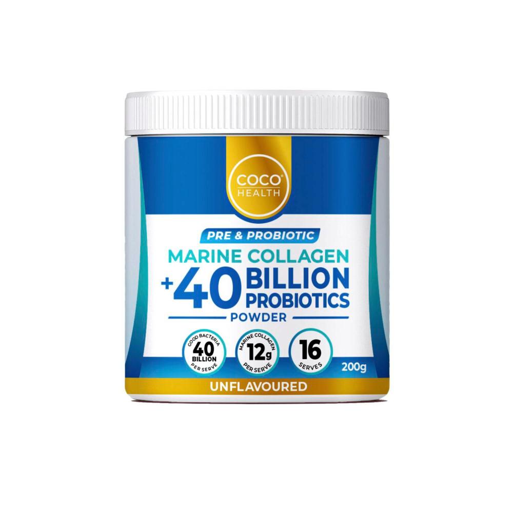 Coco Earth Powder Marine Collagen + Pre & Probiotics - 200g