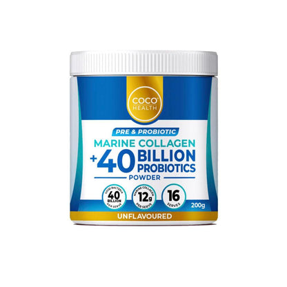 Coco Earth Powder Marine Collagen + Pre & Probiotics - 200g