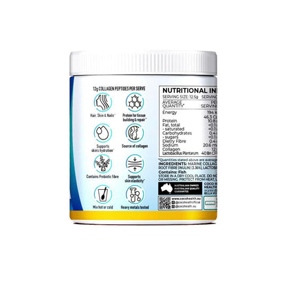 Coco Earth Powder Marine Collagen + Pre & Probiotics - 200g