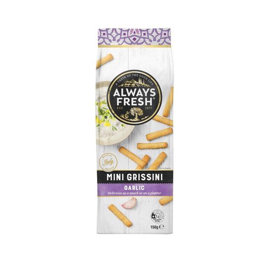 Always Fresh Mini Grissini Garlic - 150g