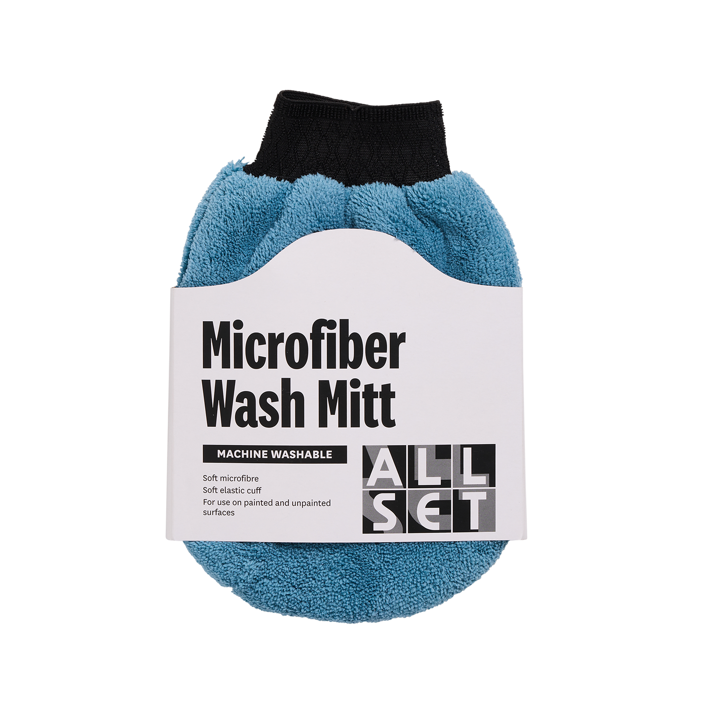 All Set Microfibre Wash Mitt - 190 x 255mm