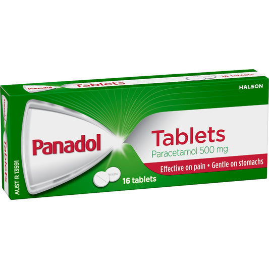 Panadol Tablet With Paracetamol For Fast Pain Relief 500mg 16 Pack
