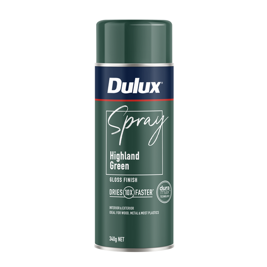 Dulux Gloss Finish Spray Paint - 340g - Highland Green