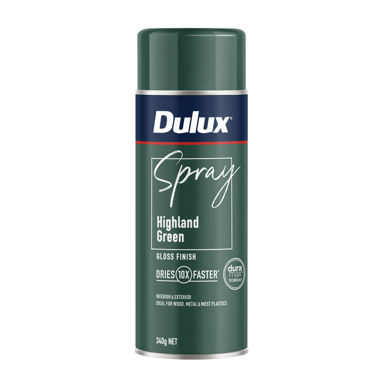 Dulux Gloss Finish Spray Paint - 340g - Highland Green