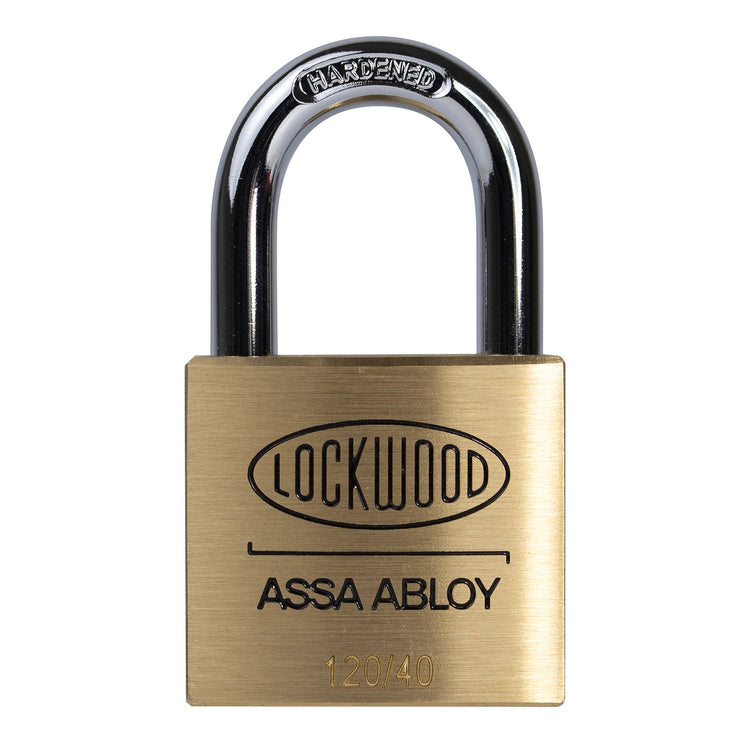 Lockwood 120 Series 40mm Solid Brass General Purpose Padlock