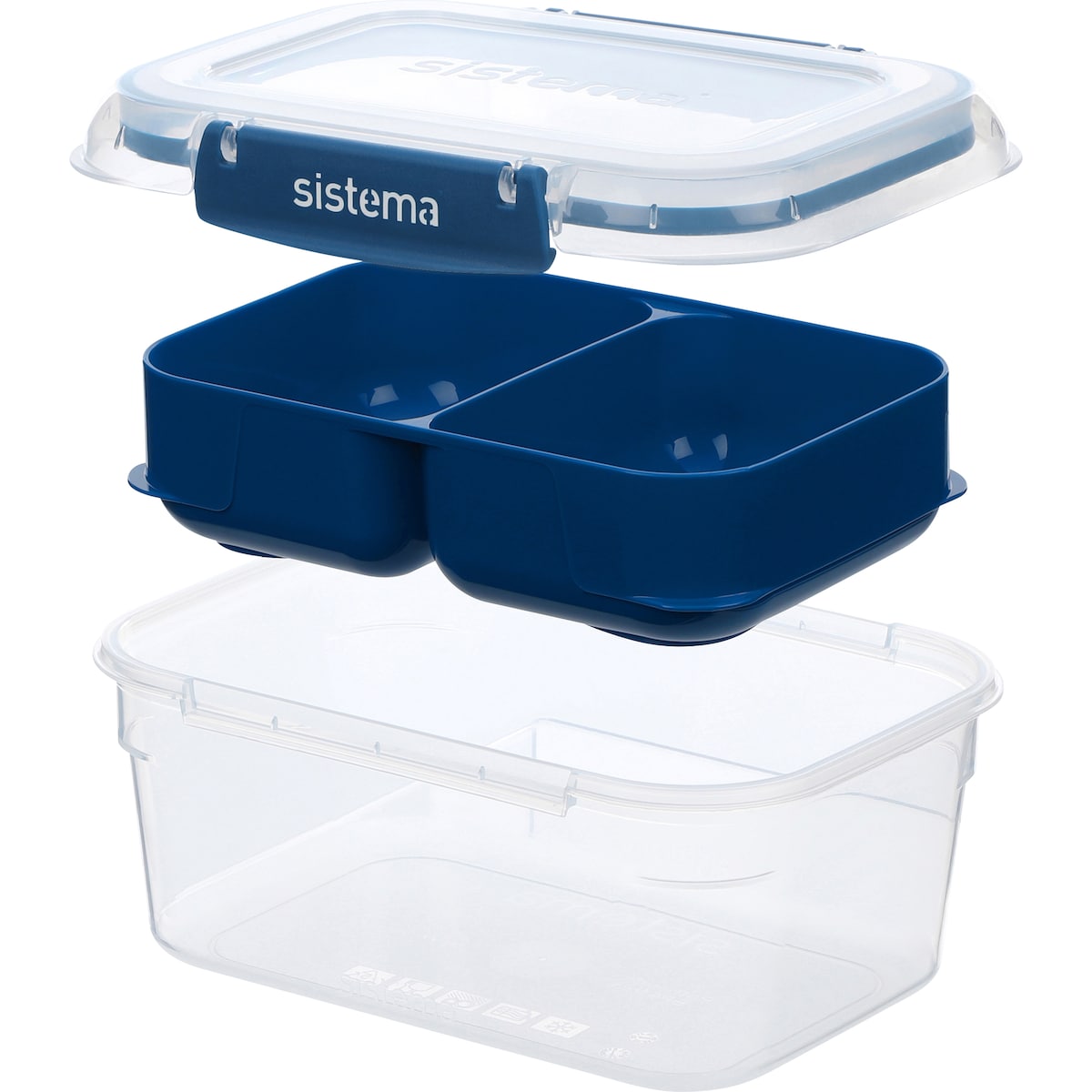 Sistema To Go Rectangle Stax Food Container Assorted 1l Each