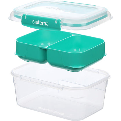 Sistema To Go Rectangle Stax Food Container Assorted 1l Each