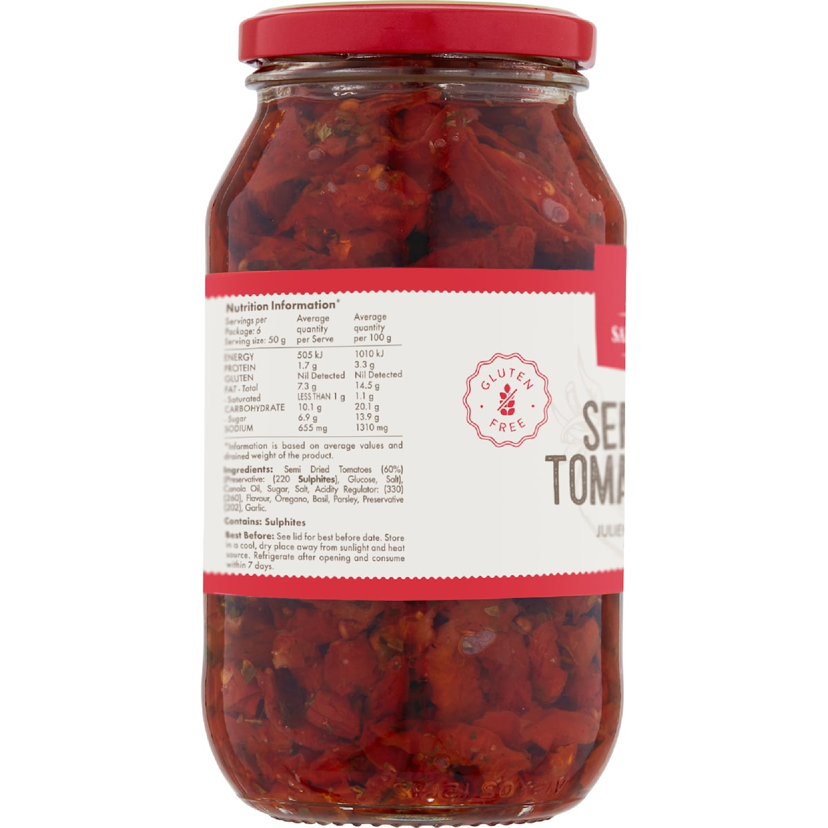 Sandhurst Semi-dried Tomato Strips In Oil 500g