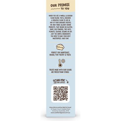 Well & Good Gluten Free Pastry Flour 400g