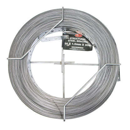Airco Structural Galvanised Strapping - 30mm x 1mm x 30m