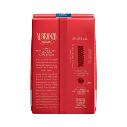 Barilla Al Bronzo Pasta Fusilli - 500g
