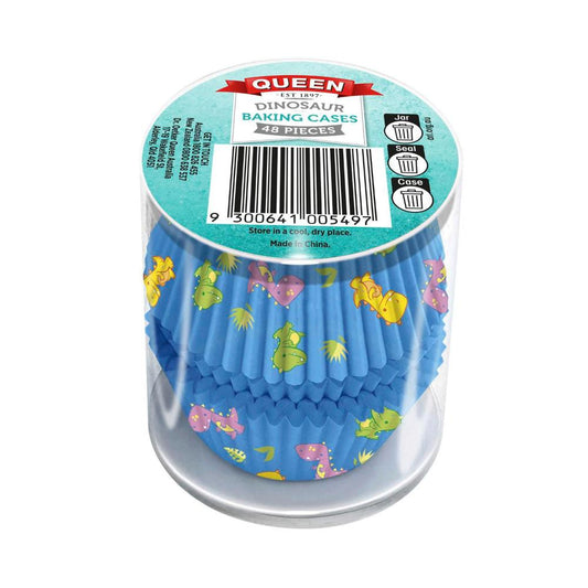Queen Dinosaur Cupcake Cases - 48 Pack