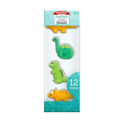Queen Dinosaur Icing Decorations - 18g