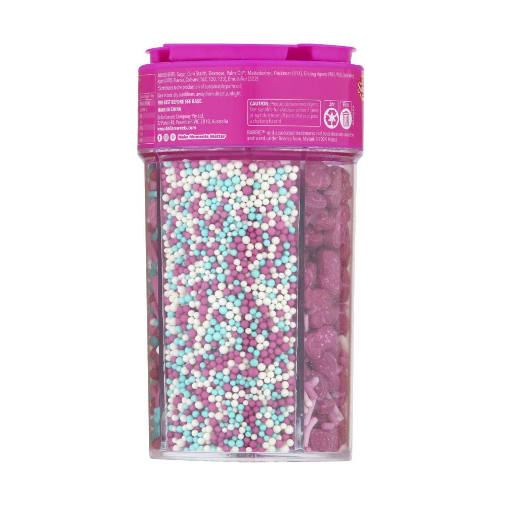 Dollar Sweets Barbie 4 Comp Sprinkles - 155g