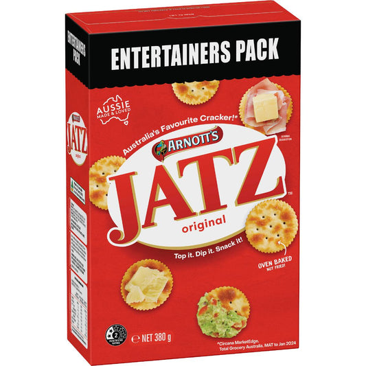 Arnott's Jatz Original Entertainers Pack 380g