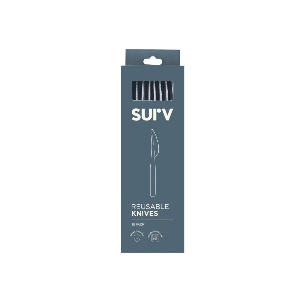 Surv Reusable Knives10 - Pack