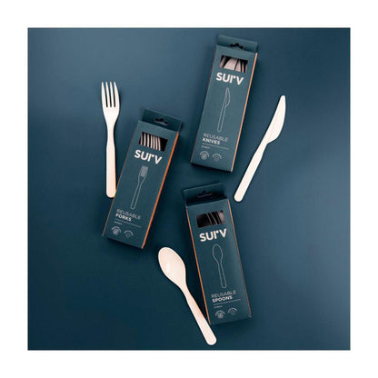 Surv Reusable Spoons - 10 Pack