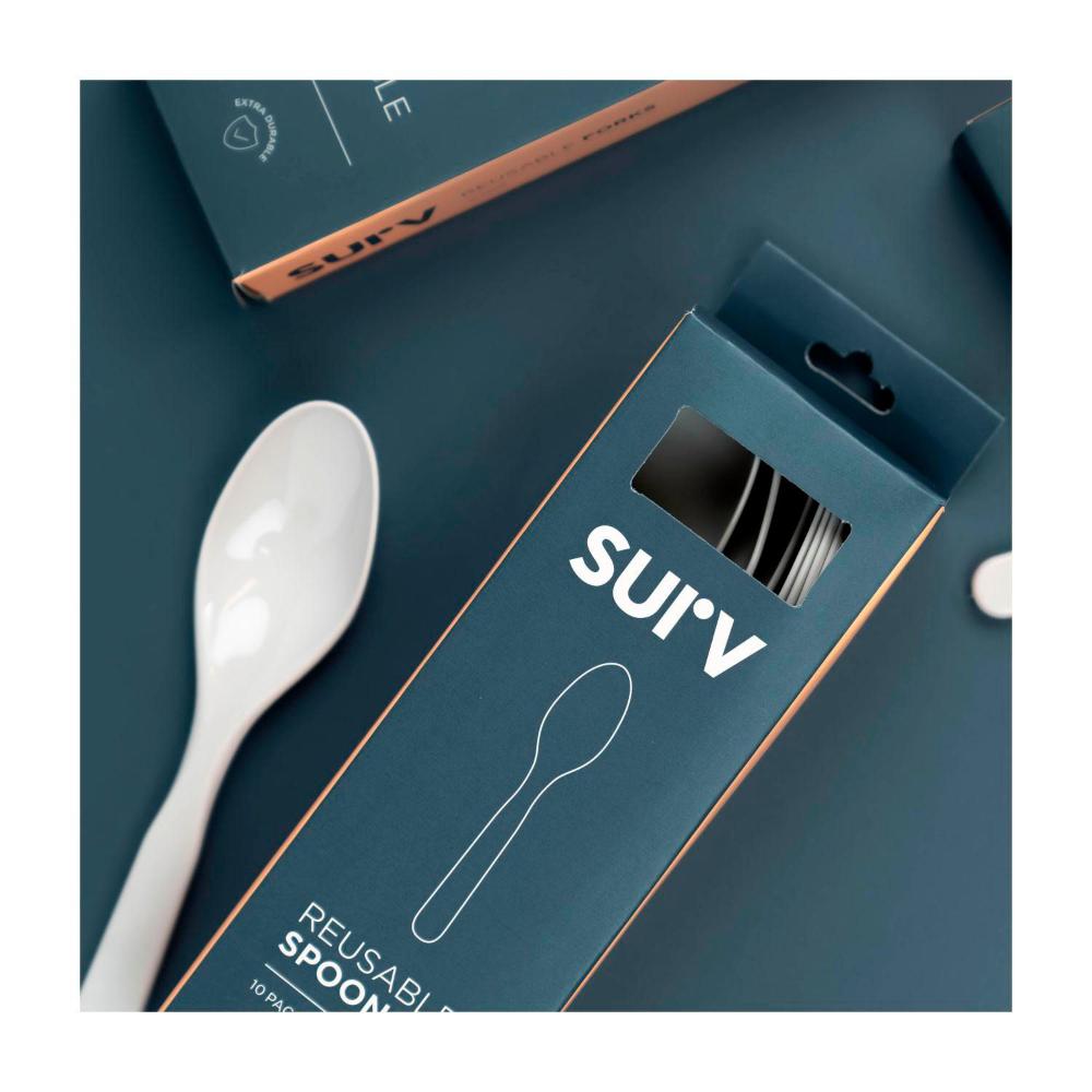 Surv Reusable Spoons - 10 Pack