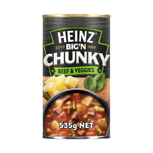 Heinz Big'n Chunky Beef And Veggies Soup - 535g