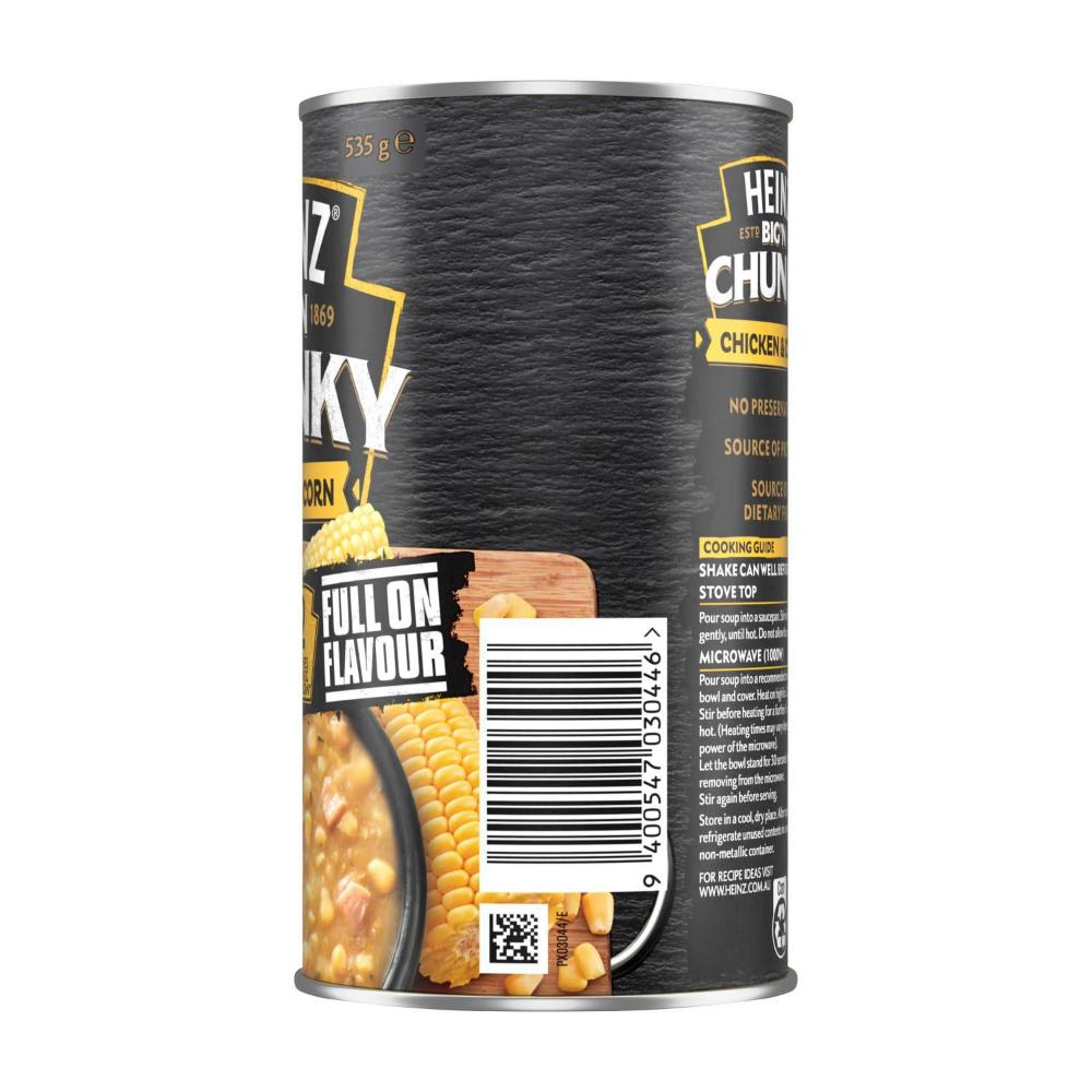 Heinz Big'n Chunky Soup Chicken & Corn - 535g