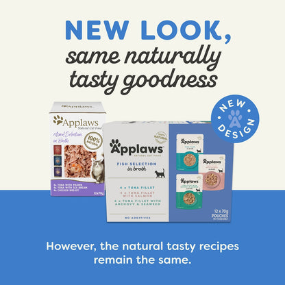 Applaws Fish Selection In Broth Cat Food 70g X 12 Pack