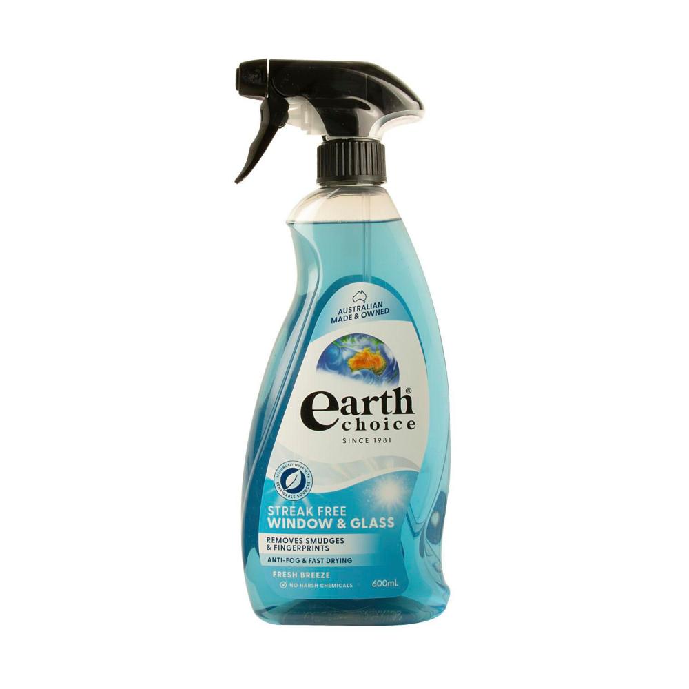 Earth Choice Window eaner Trigger Pack - 600mL