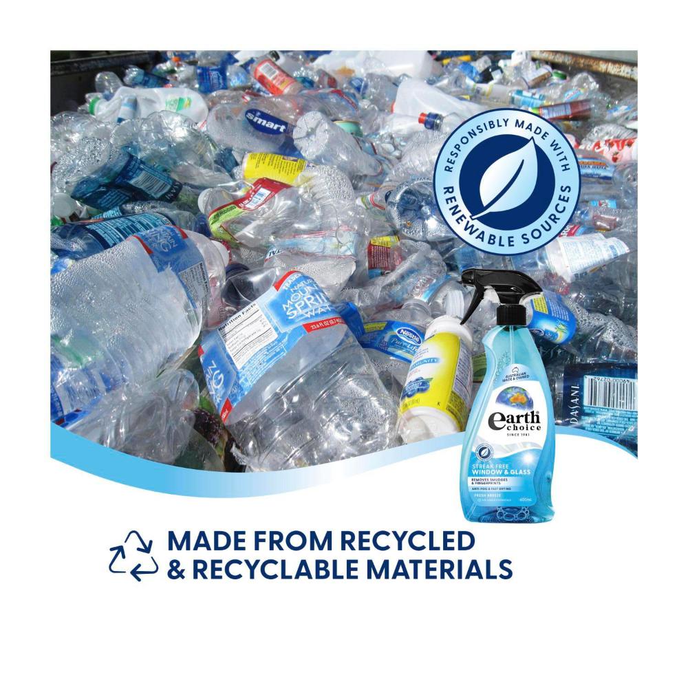Earth Choice Window eaner Trigger Pack - 600mL