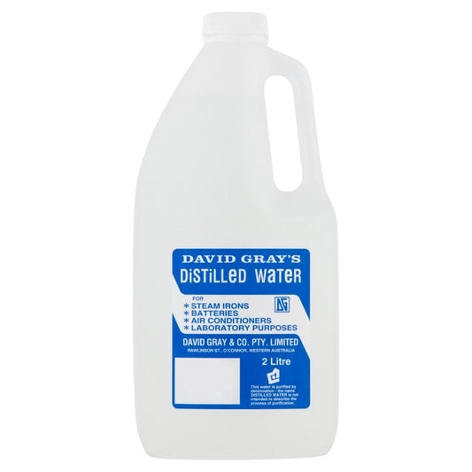 David Gray Distilled Water - 2L