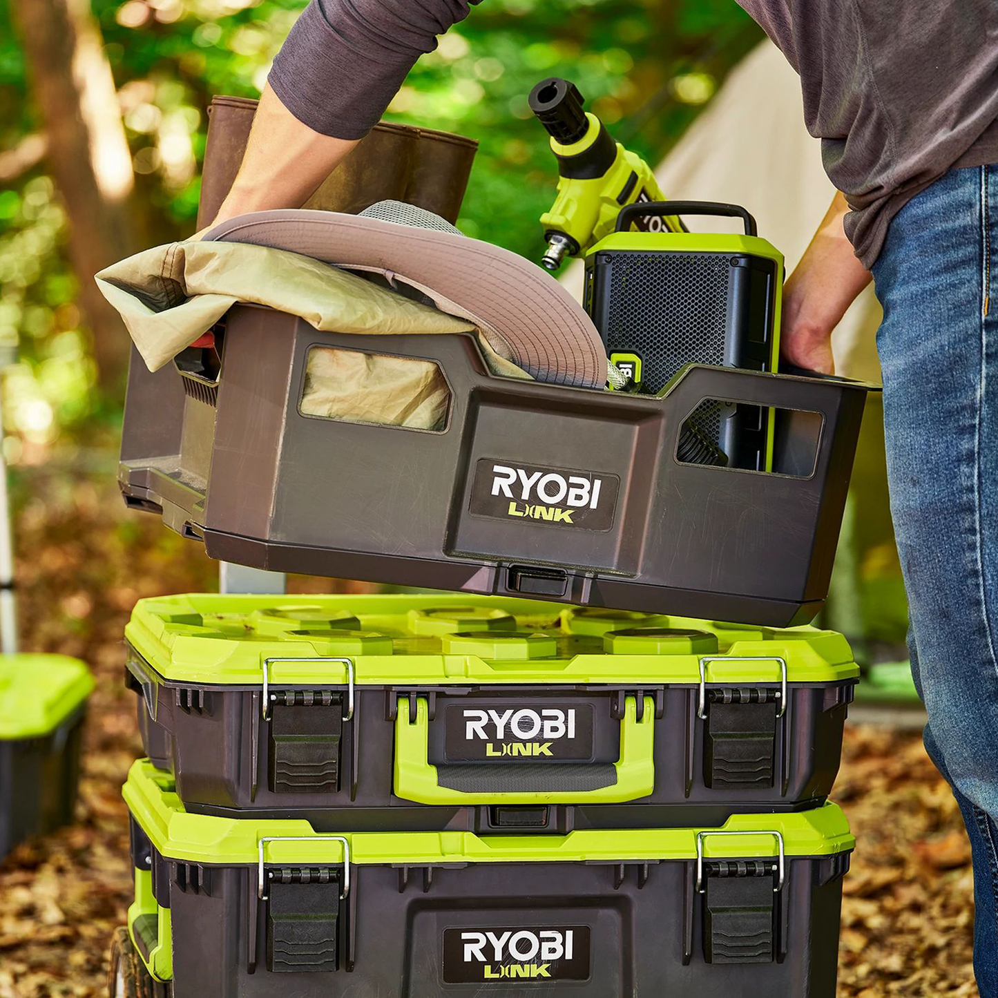 Ryobi Link Crate - 413 x 203 x 565mm