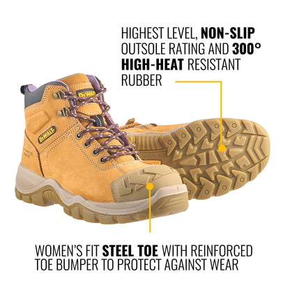 Dewalt Women's Ashton Pro Work Boot - Size 9 - Wheat