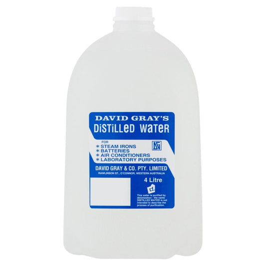 David Gray Distilled Water - 4L