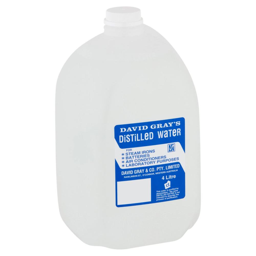 David Gray Distilled Water - 4L