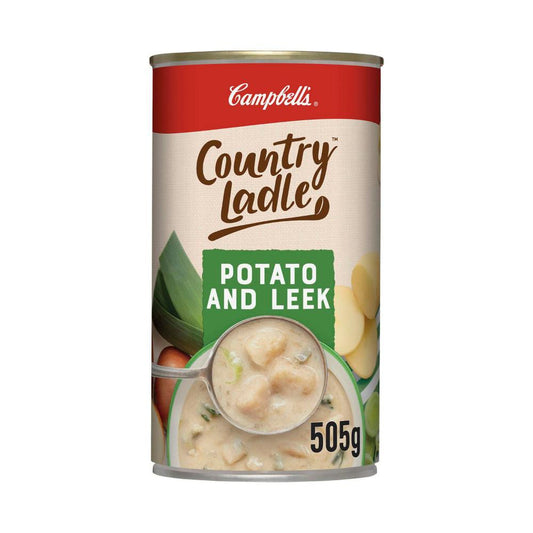 Campbell's Country Ladle Soup Can Potato & Leek - 505g