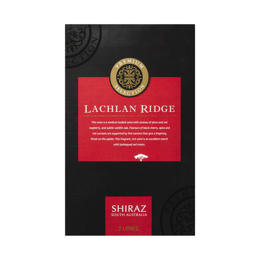 Lachlan Ridge Shiraz 2l - 1 Each