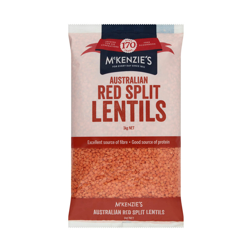 McKenzie's Split Red Lentils - 1kg