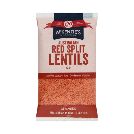 McKenzie's Split Red Lentils - 1kg