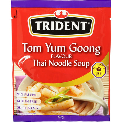 Trident Instant Soup Thai Tom Yum Goong With Noodle 50g