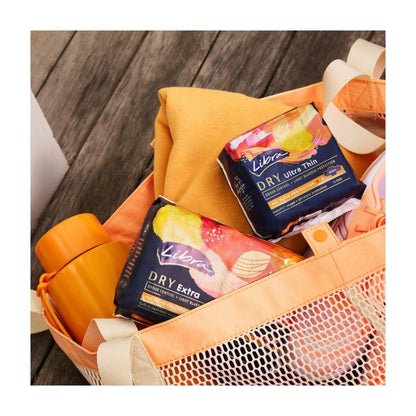 Libra Dry Extra Pads With Wings - 12 Pack