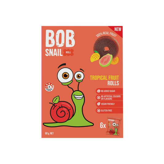 Bob Snail Fruit Roll Tropical Fruit - 60g