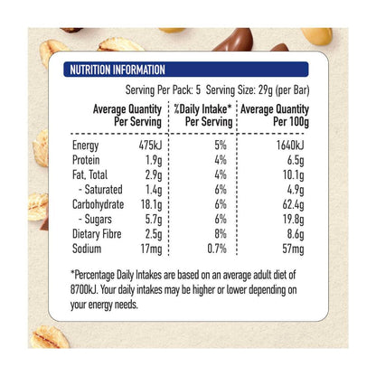 Une Tobys Snacks Crunch Snack Bars - 145g