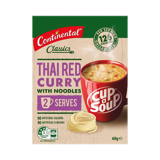 Continental Cup A Soup Thai Red Curry Serves 2 - 60g