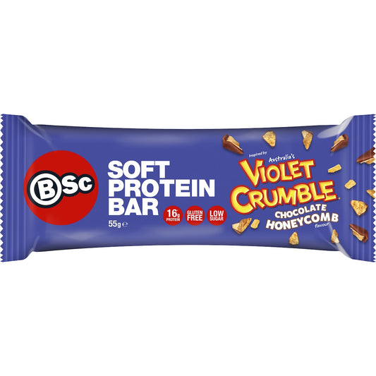 Bsc Soft Protein Bar Chocolate Honeycomb Flavour 55g