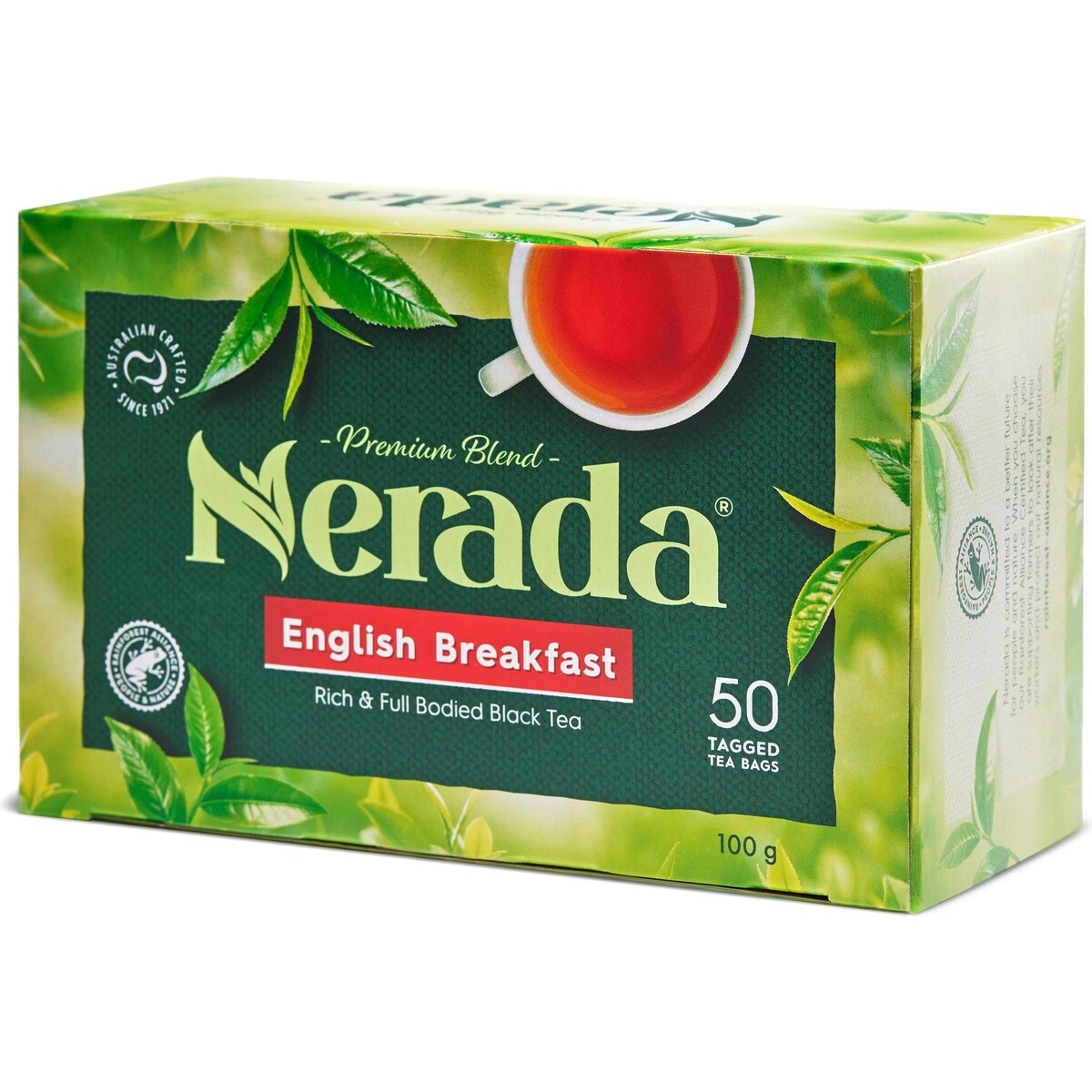 Nerada Tea Bags 50 Pack 100g