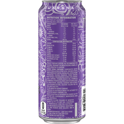 Monster Energy Drink Ultra Violet Can 500ml