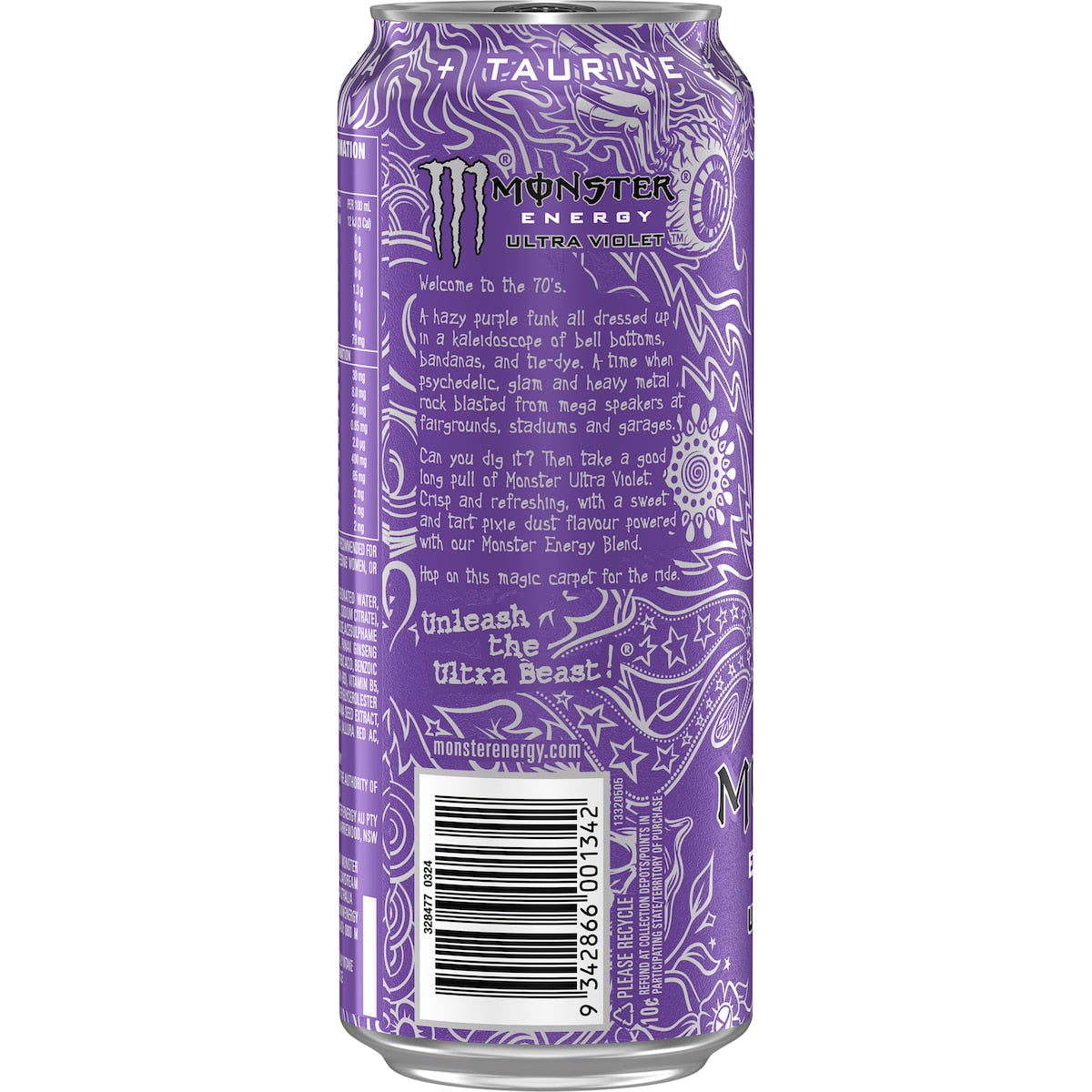 Monster Energy Drink Ultra Violet Can 500ml