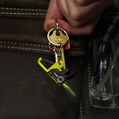 Ryobi Mini S Chainsaw Keyring - 58 x 73mm