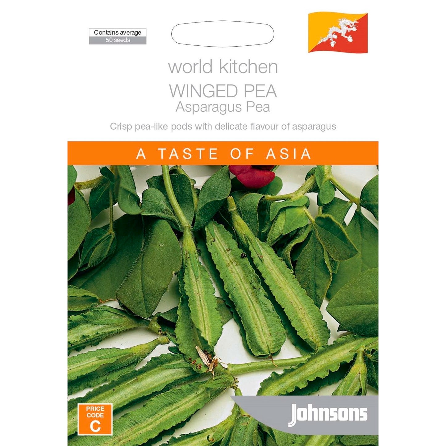 Johnsons Winged Pea Seed - 95mm